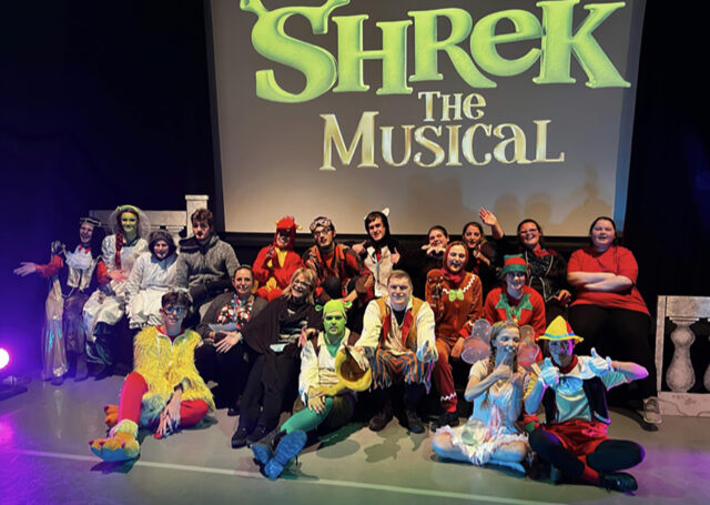 St Vincent Sixth Form College performing arts students have played five performances of Shrek The Musical to packed houses